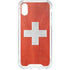 Switzerland Flag Distressed iPhone XS Clear Case